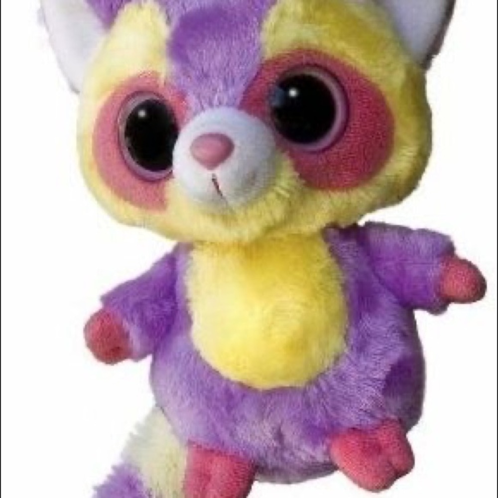 RARE 5” Aurora Plush Yoo Hoo Raccoon